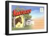 Postcard Folder, Scenic Kentucky-null-Framed Art Print