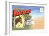 Postcard Folder, Scenic Kentucky-null-Framed Art Print