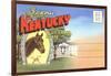 Postcard Folder, Scenic Kentucky-null-Framed Art Print