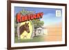 Postcard Folder, Scenic Kentucky-null-Framed Art Print