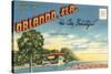 Postcard Folder, Souvenir of Orlando, Florida-null-Stretched Canvas