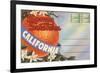 Postcard Folder, Sunny Southern California-null-Framed Art Print