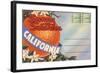 Postcard Folder, Sunny Southern California-null-Framed Art Print