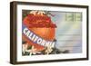 Postcard Folder, Sunny Southern California-null-Framed Art Print