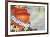 Postcard Folder, Sunny Southern California-null-Framed Premium Giclee Print