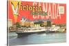 Postcard Folder, Victoria, British Columbia-null-Stretched Canvas