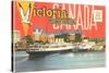 Postcard Folder, Victoria, British Columbia-null-Stretched Canvas