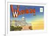 Postcard Folder, Washington, DC-null-Framed Premium Giclee Print
