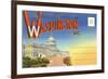 Postcard Folder, Washington, DC-null-Framed Premium Giclee Print