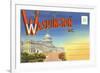 Postcard Folder, Washington, DC-null-Framed Art Print