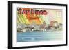Postcard Folders, San Diego and Vicinity-null-Framed Art Print