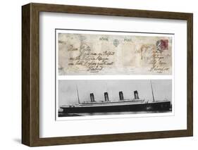 Postcard from Titanic-null-Framed Photographic Print