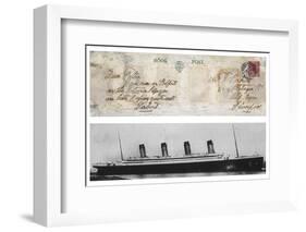 Postcard from Titanic-null-Framed Photographic Print