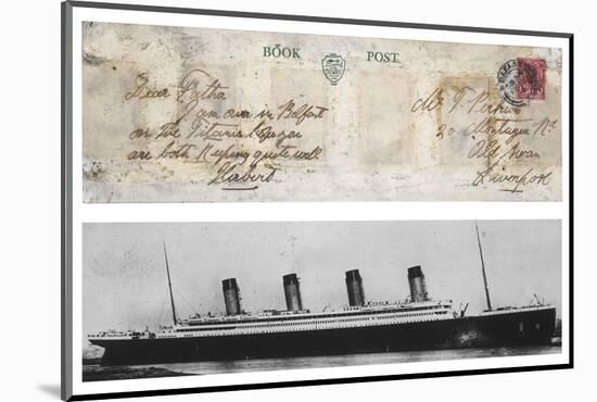 Postcard from Titanic-null-Mounted Photographic Print