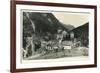 Postcard, Historical, Castle Mountain Wies, TrisannabrŸcke, Arlbergbahn, Paznauntal, Tyrol, Austria-Starfoto-Framed Photographic Print