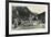 Postcard, Historical, Castle Mountain Wies, TrisannabrŸcke, Arlbergbahn, Paznauntal, Tyrol, Austria-Starfoto-Framed Photographic Print