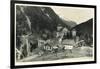 Postcard, Historical, Castle Mountain Wies, TrisannabrŸcke, Arlbergbahn, Paznauntal, Tyrol, Austria-Starfoto-Framed Photographic Print