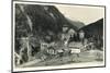 Postcard, Historical, Castle Mountain Wies, TrisannabrŸcke, Arlbergbahn, Paznauntal, Tyrol, Austria-Starfoto-Mounted Photographic Print