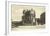 Postcard, Historical, Vienna, Urania, National Education House, B/W-Starfoto-Framed Photographic Print