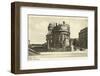 Postcard, Historical, Vienna, Urania, National Education House, B/W-Starfoto-Framed Photographic Print