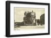 Postcard, Historical, Vienna, Urania, National Education House, B/W-Starfoto-Framed Photographic Print
