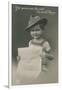 Postcard of a German Boy, Reading Newspaper, 1913-German photographer-Framed Giclee Print