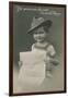 Postcard of a German Boy, Reading Newspaper, 1913-German photographer-Framed Giclee Print