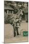 Postcard of a Man Carrying a Donkey, Sent in 1913-French Photographer-Mounted Giclee Print