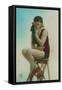 Postcard of a Swimmer, C1920S-null-Framed Stretched Canvas