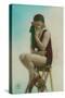 Postcard of a Swimmer, C1920S-null-Stretched Canvas