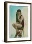 Postcard of a Swimmer, C1920S-null-Framed Giclee Print