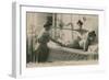 Postcard of a Woman Receiving a Shower and Massage at the Thermal Baths in Vichy, Sent in 1913-French Photographer-Framed Premium Giclee Print