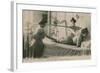 Postcard of a Woman Receiving a Shower and Massage at the Thermal Baths in Vichy, Sent in 1913-French Photographer-Framed Giclee Print