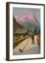 Postcard of an Alphorn Blower, Sent in 1913-Swiss photographer-Framed Giclee Print