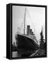 Postcard of British Luxury Liner "S.S. Titanic" in Dock at Southampton Prior to Fatal Maiden Voyage-null-Framed Stretched Canvas