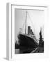 Postcard of British Luxury Liner "S.S. Titanic" in Dock at Southampton Prior to Fatal Maiden Voyage-null-Framed Photographic Print