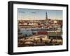 Postcard of Hamburg, c.1910-German School-Framed Photographic Print