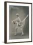 Postcard of Ice Skaters, Sent in 1913-German photographer-Framed Giclee Print