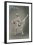 Postcard of Ice Skaters, Sent in 1913-German photographer-Framed Giclee Print