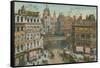 Postcard of Ludgate Circus, London, Sent in 1913-English Photographer-Framed Stretched Canvas