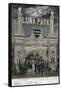 Postcard of Luna Park at Coney Island-null-Framed Stretched Canvas