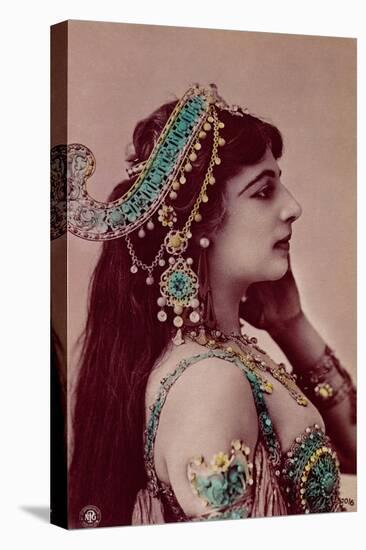 Postcard of Mata Hari Before 1914-null-Stretched Canvas