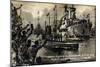 Postcard of Sailors Welcoming the U-Boat U9 on its Return to Wilhelmshaven, 23rd September 1914-null-Mounted Giclee Print