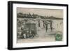 Postcard of the Beach and Boulevard St Georges, Royan, France Sent in 1913-French Photographer-Framed Giclee Print