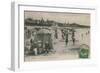 Postcard of the Beach and Boulevard St Georges, Royan, France Sent in 1913-French Photographer-Framed Giclee Print