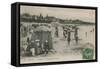 Postcard of the Beach and Boulevard St Georges, Royan, France Sent in 1913-French Photographer-Framed Stretched Canvas