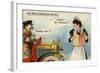 Postcard Opposing the National Insurance Act 1911-null-Framed Giclee Print