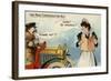 Postcard Opposing the National Insurance Act 1911-null-Framed Giclee Print