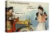 Postcard Opposing the National Insurance Act 1911-null-Stretched Canvas