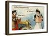 Postcard Opposing the National Insurance Act 1911-null-Framed Giclee Print